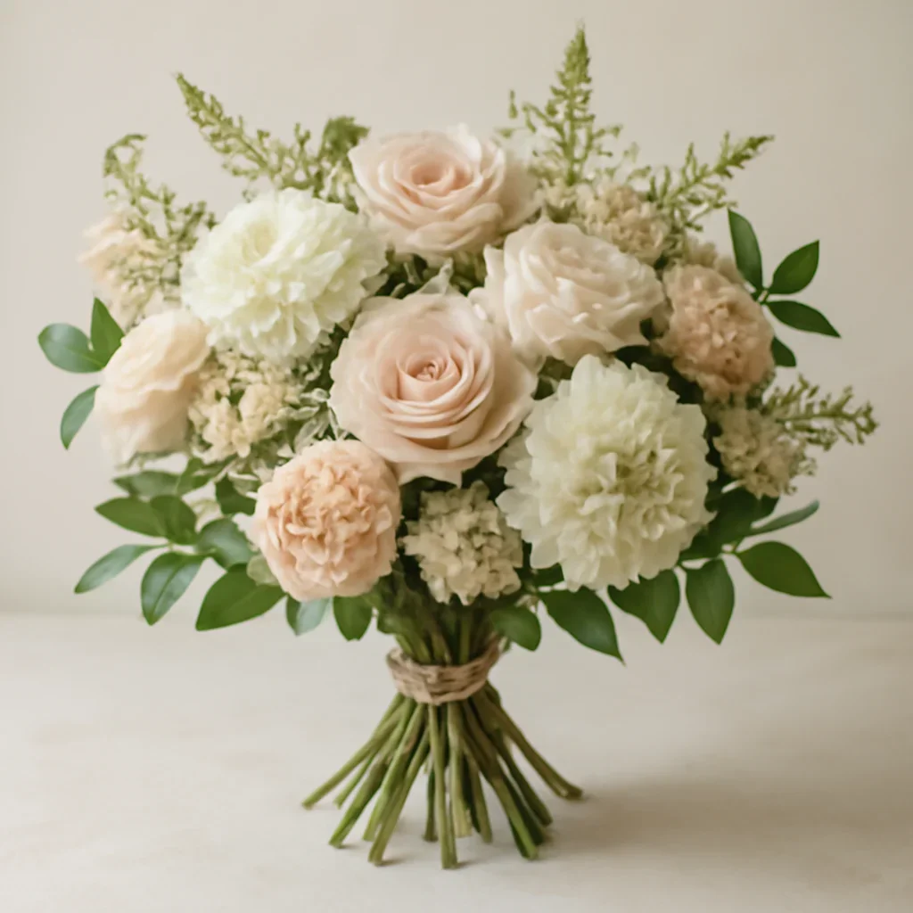 Hand-tied bouquet details for the About Freshland Flowers page