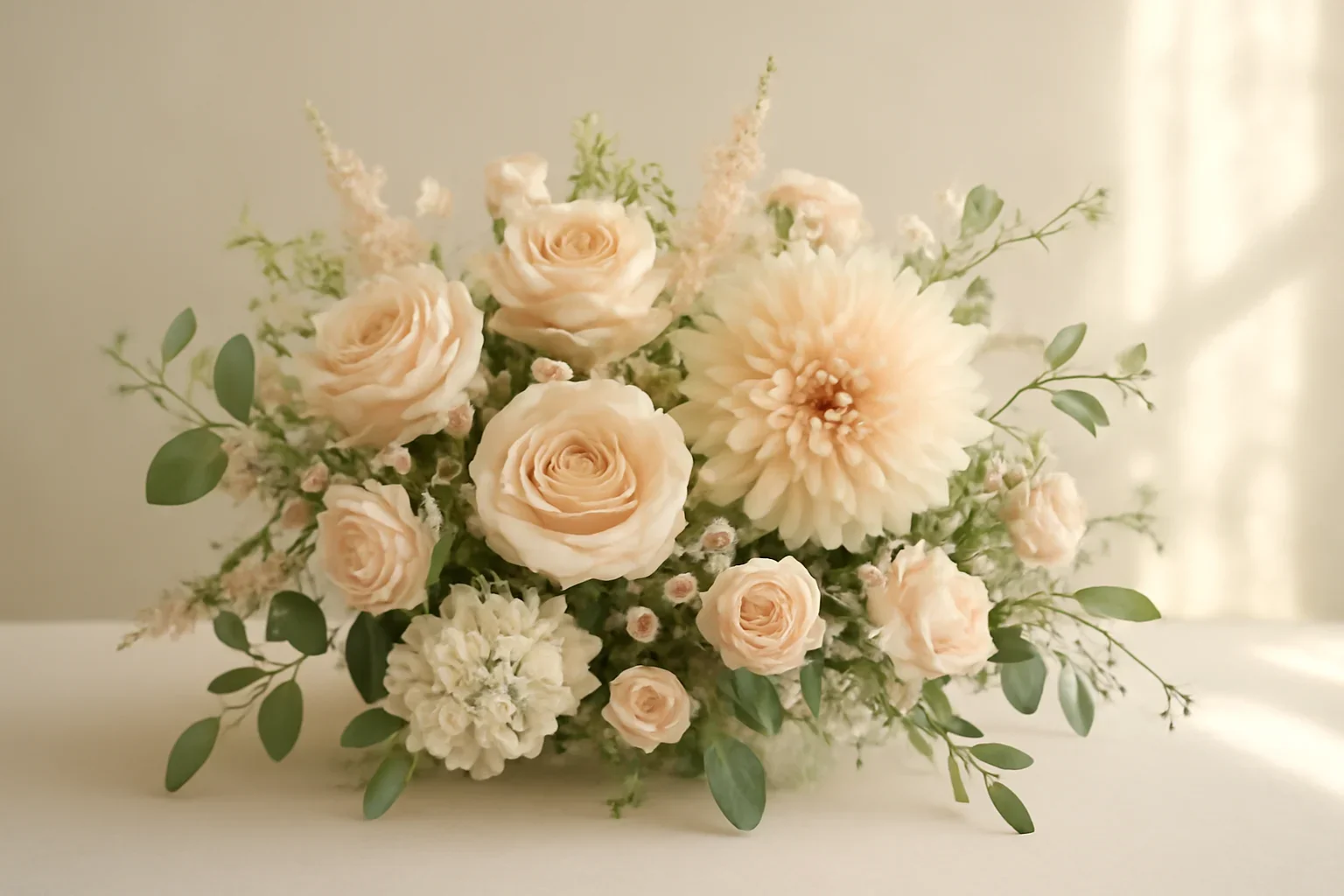 Accessibility Statement floral hero arrangement in soft natural light