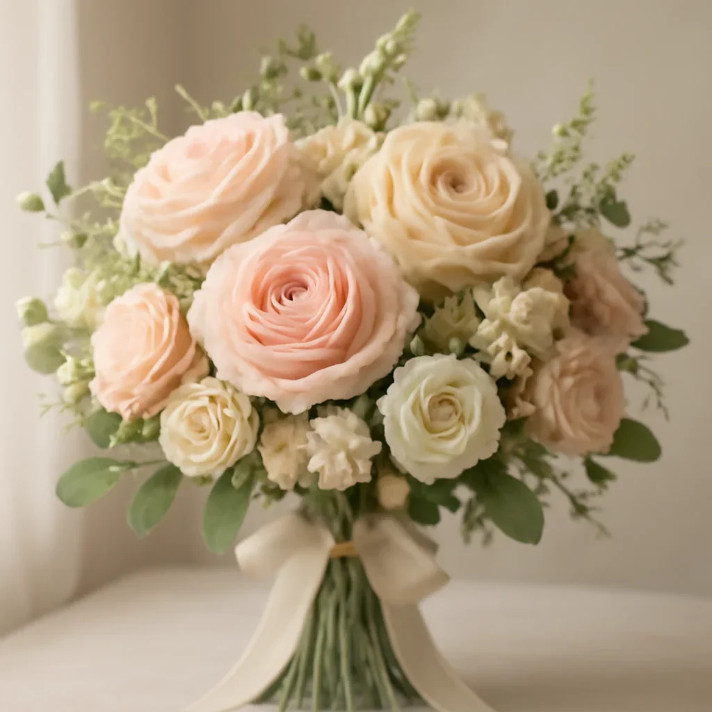 Hand-tied bouquet details for the Anniversary Flowers Markham page