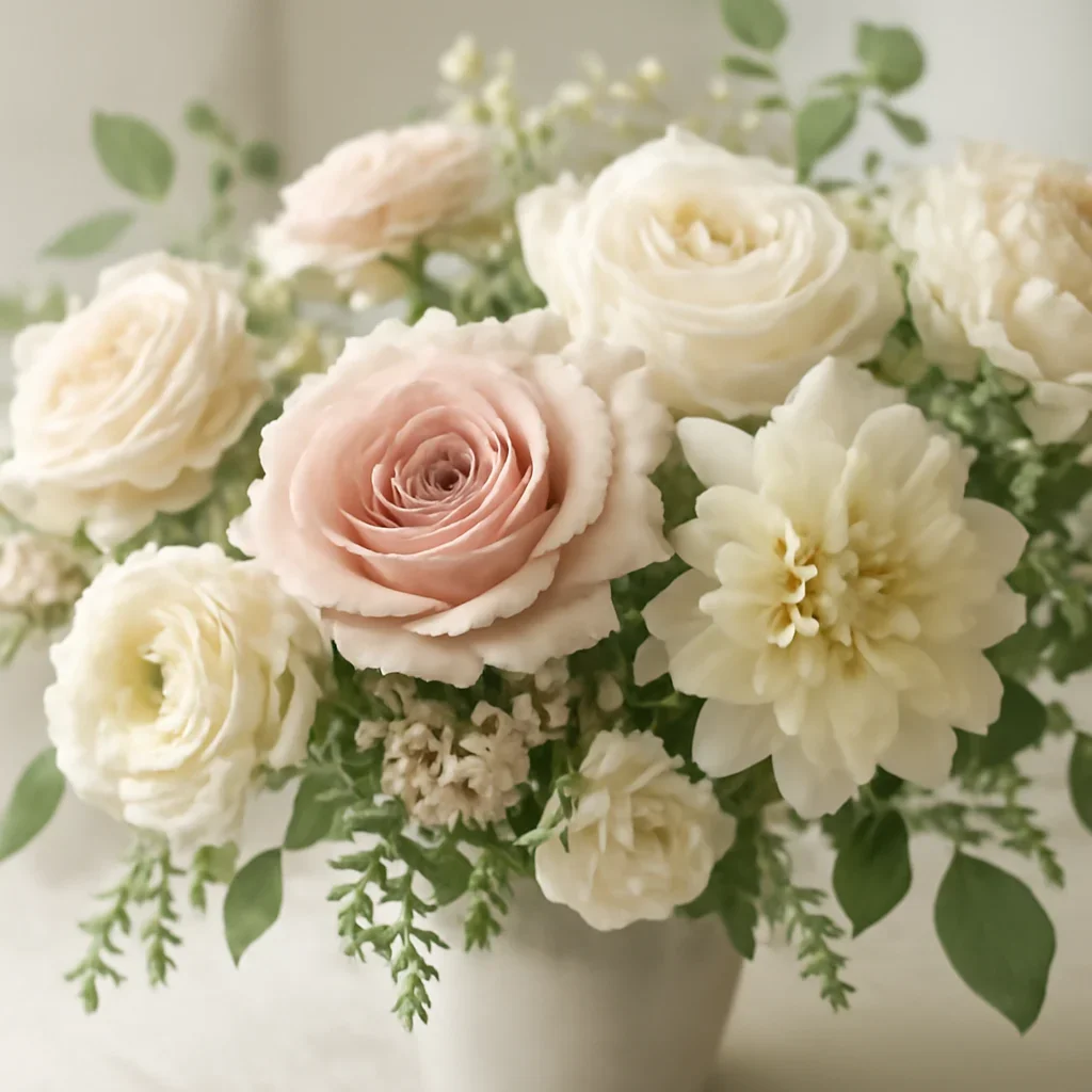 Close-up floral styling that supports the Best Markham Florist page