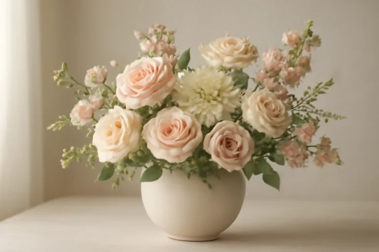 Best Flowers for Summer Birthdays in Markham floral hero arrangement in soft natural light