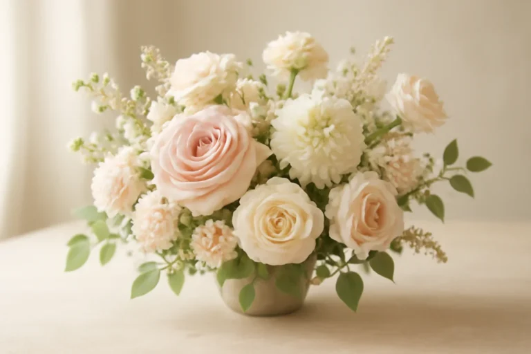 How Same-Day Flower Delivery Works in Markham floral hero arrangement in soft natural light
