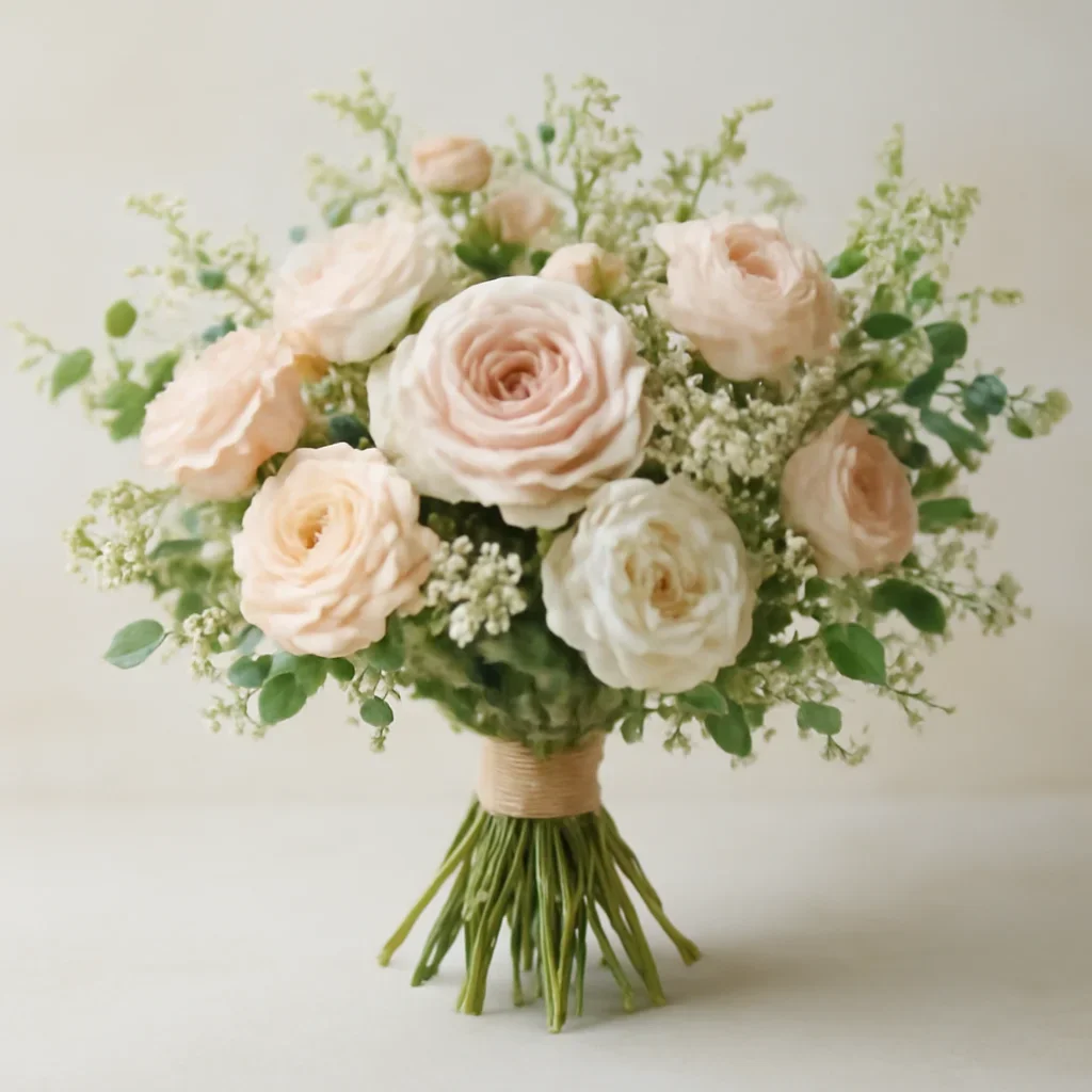 Hand-tied bouquet details for the How to Write a Better Sympathy Card Message page