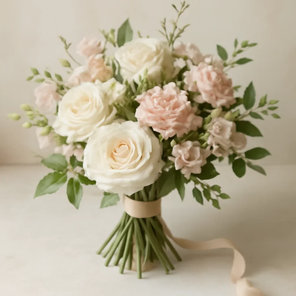 Hand-tied bouquet details for the Plants vs Bouquets: Which Get-Well Gift Lasts Longer? page