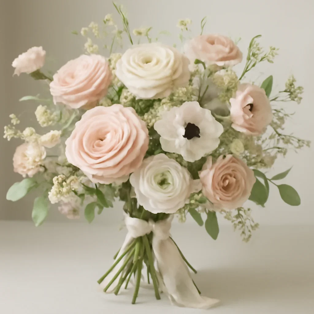 Hand-tied bouquet details for the Spring Flower Trends Markham Shoppers Will Love page
