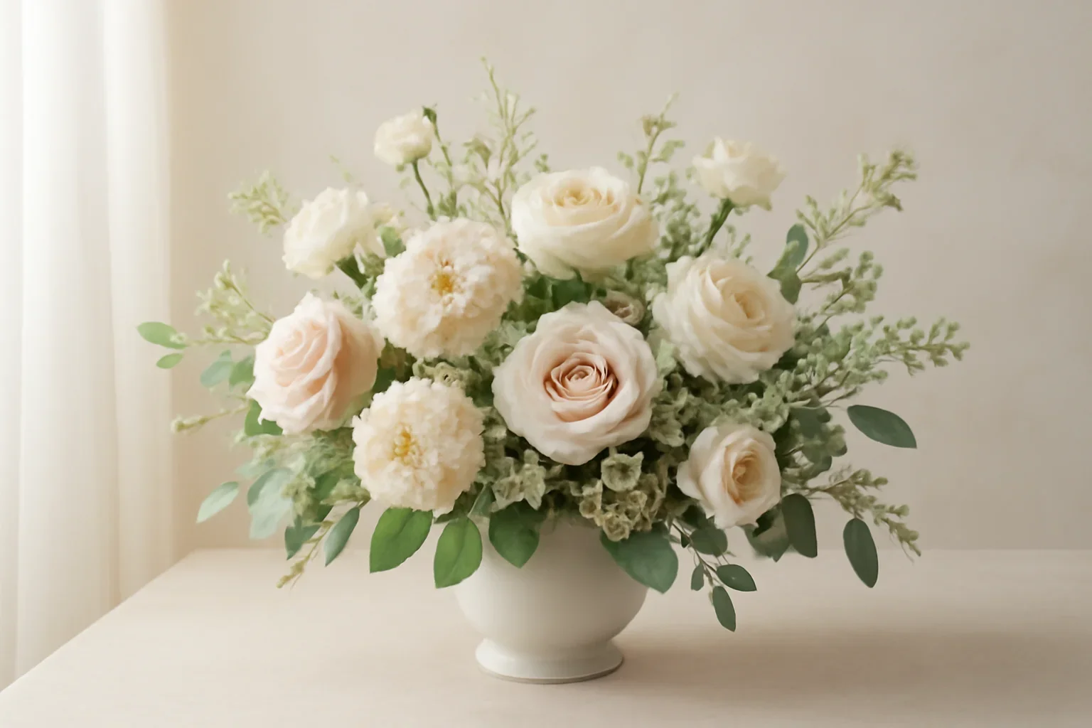 Sympathy Flowers Etiquette: What to Send and When floral hero arrangement in soft natural light