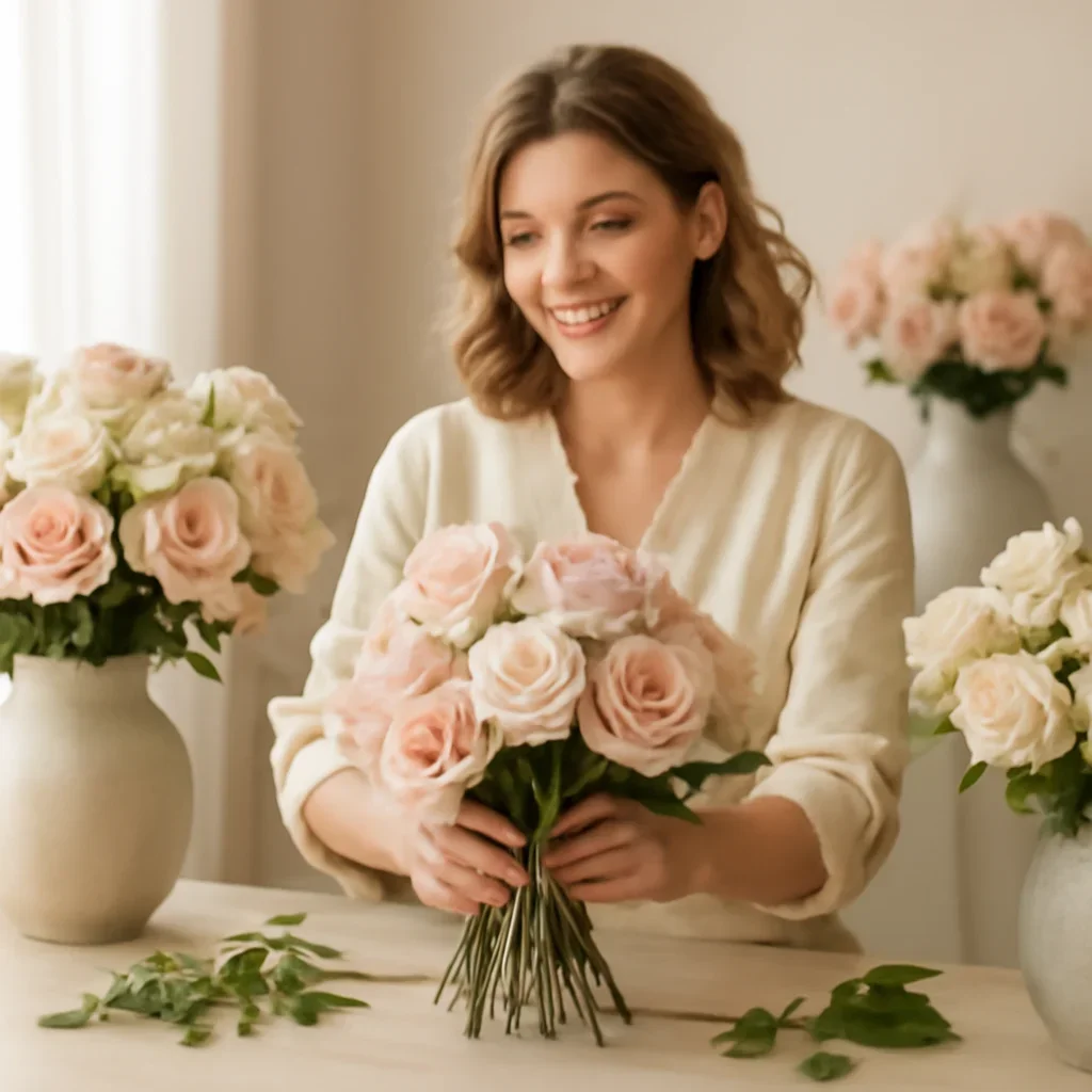 Welcoming floral consultation scene for the Top Rose Colors and What They Mean for Gifting call to action