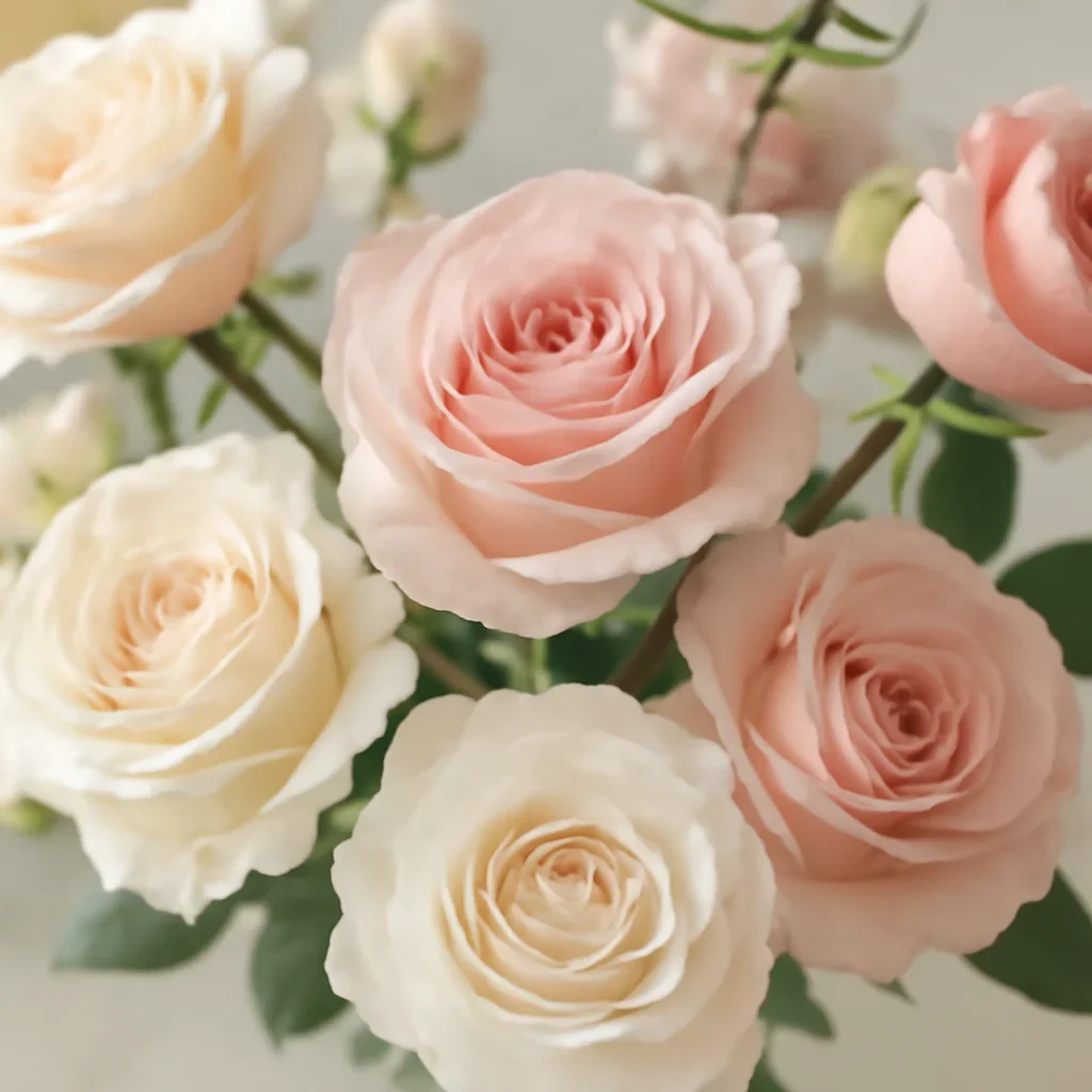 Close-up floral styling that supports the Top Rose Colors and What They Mean for Gifting page
