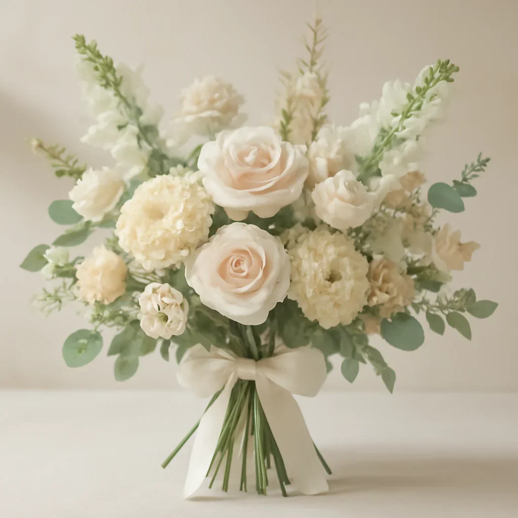 Hand-tied bouquet details for the Sympathy Tributes Markham Case Study page
