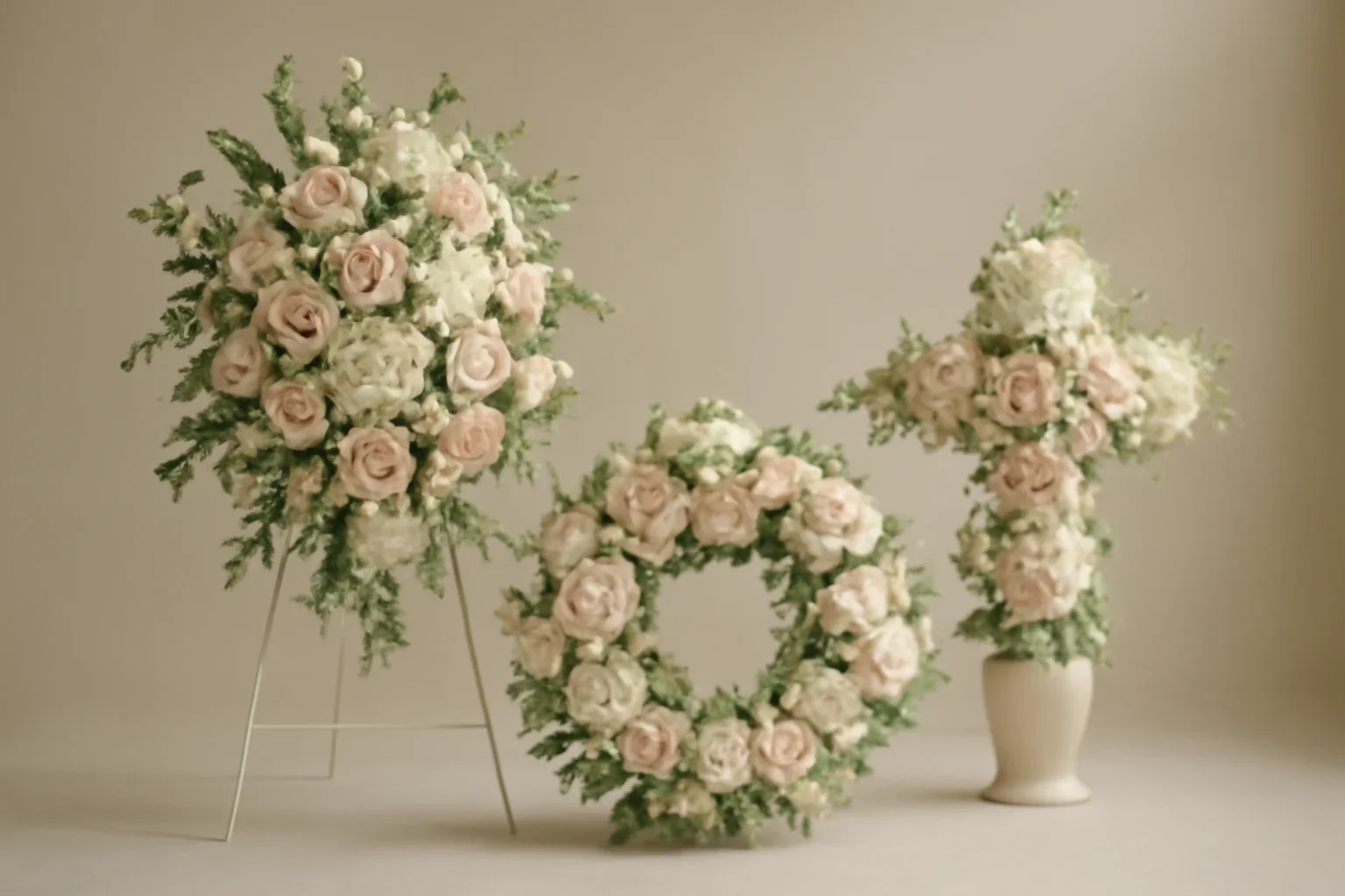 Sympathy Tributes Markham Case Study floral hero arrangement in soft natural light
