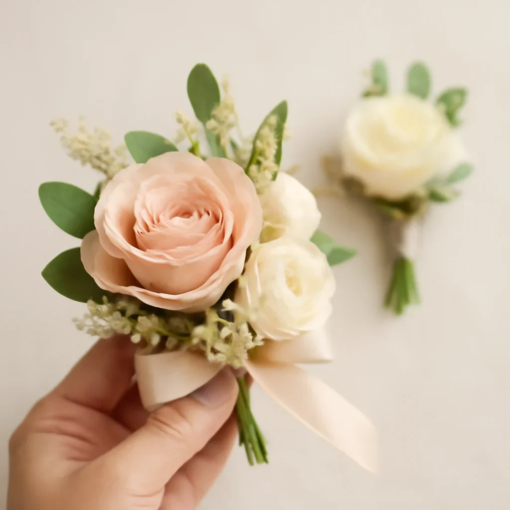 Close-up floral styling that supports the Corsages & Boutonnieres Markham page