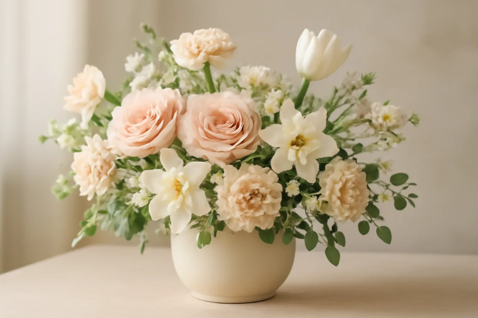 Easter Flowers Markham floral hero arrangement in soft natural light