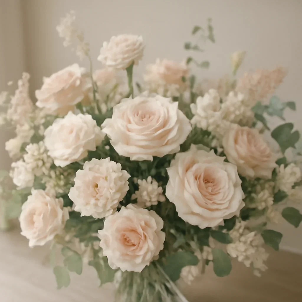 Close-up floral styling that supports the Why Choose Freshland Flowers page