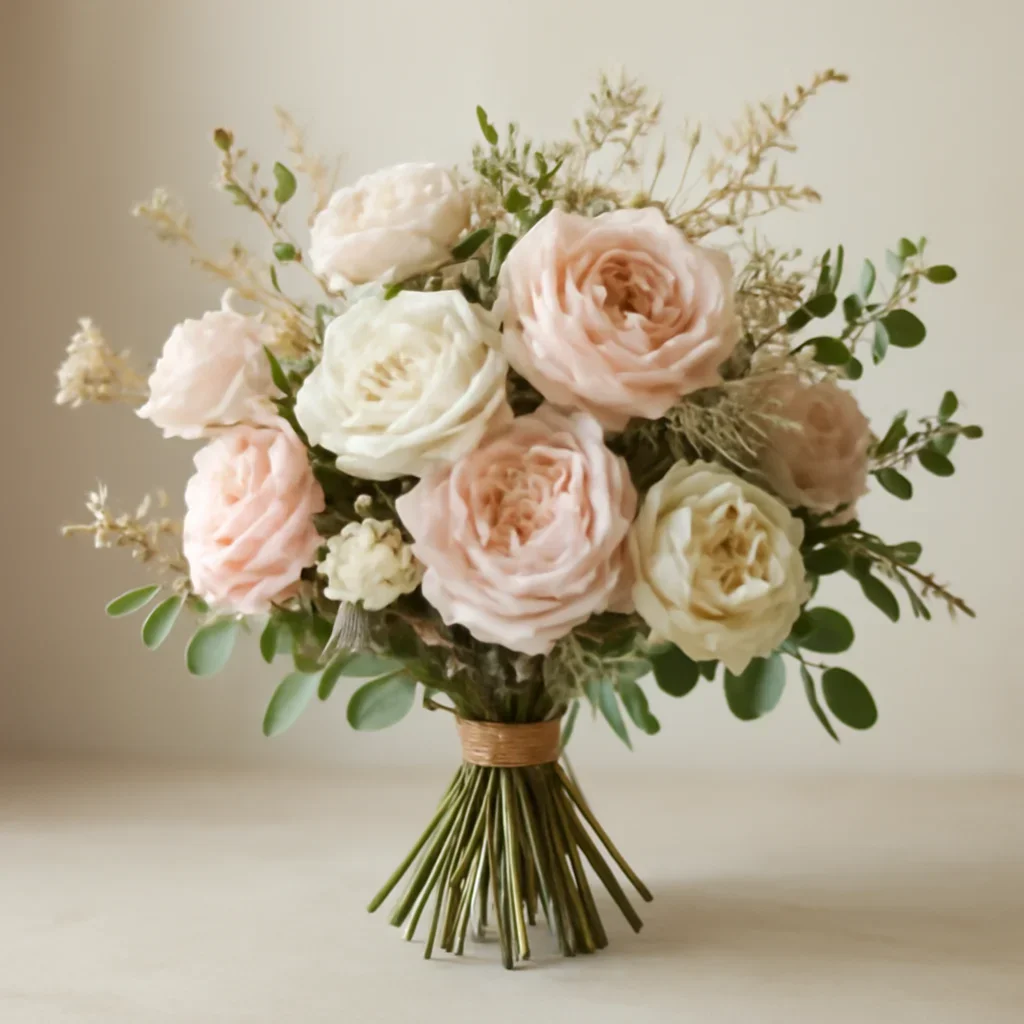 Hand-tied bouquet details for the Flower Arrangements Markham page