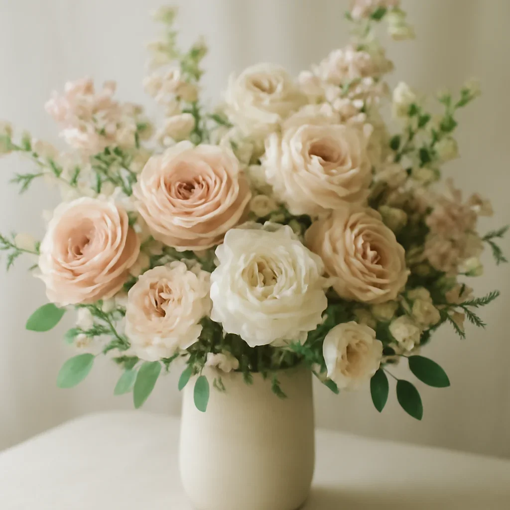 Close-up floral styling that supports the Flower Arrangements Markham page
