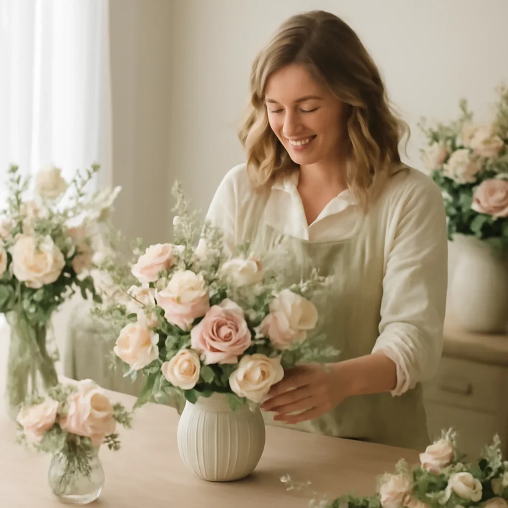 Welcoming floral consultation scene for the Flower Delivery Markham call to action