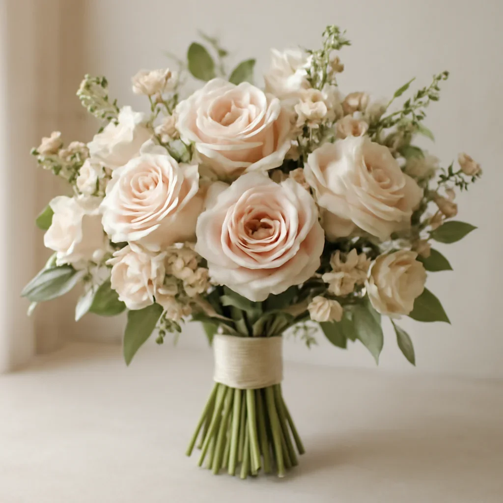 Hand-tied bouquet details for the Gift Baskets Markham page