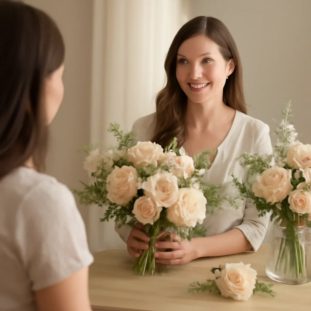 Welcoming floral consultation scene for the Graduation Flowers Markham call to action
