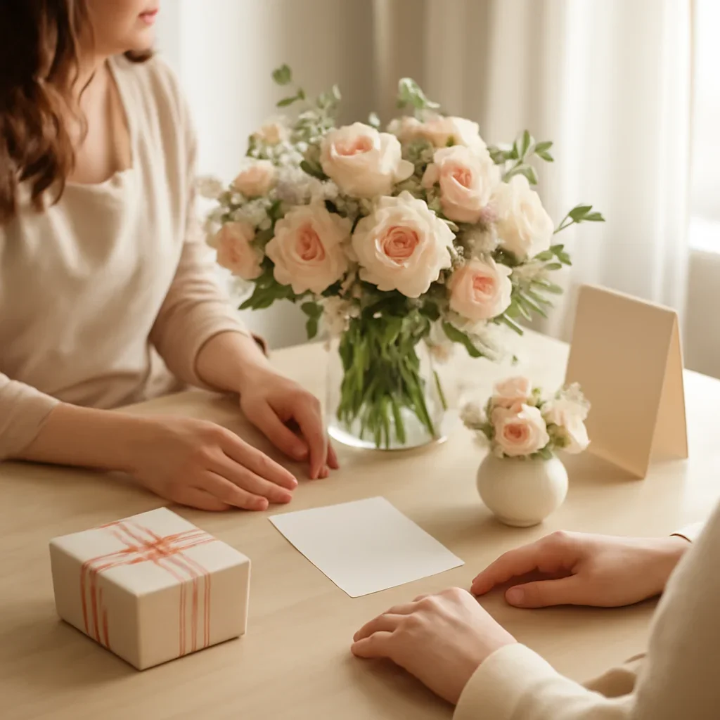 Welcoming floral consultation scene for the Greeting Cards & Gifts Markham call to action