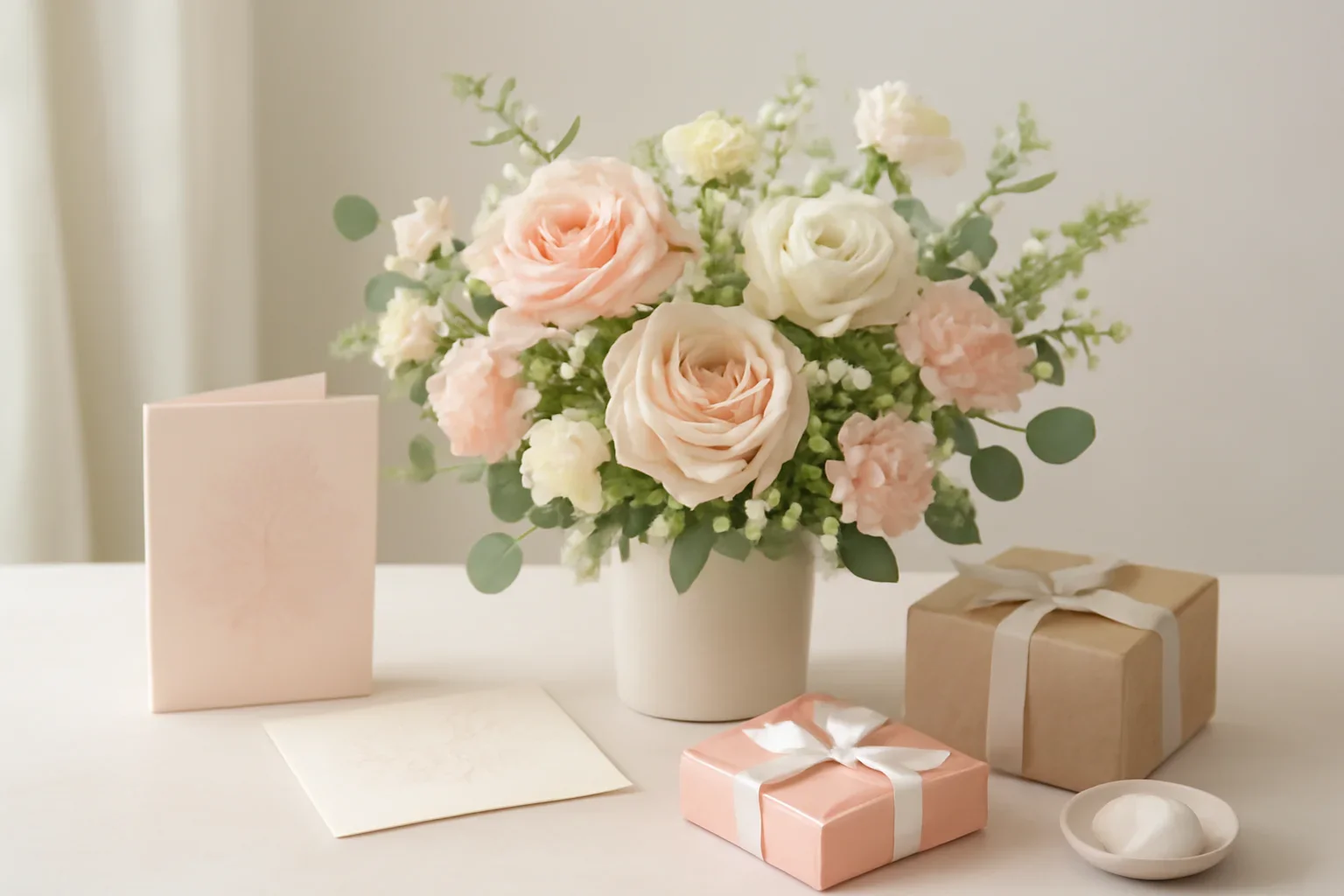 Greeting Cards & Gifts Markham floral hero arrangement in soft natural light