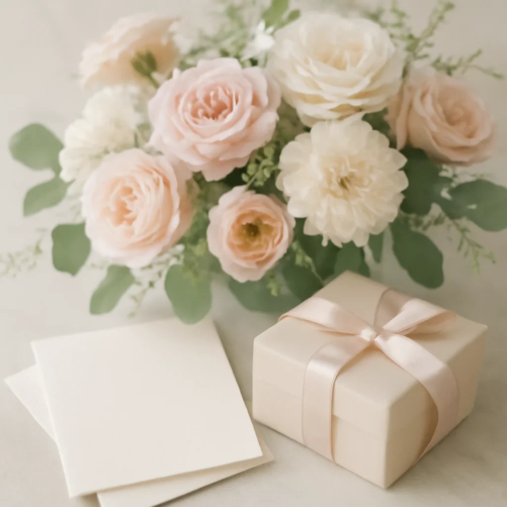 Close-up floral styling that supports the Greeting Cards & Gifts Markham page