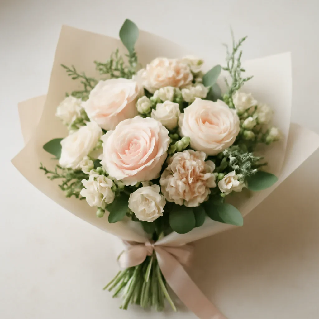 Close-up floral styling that supports the Hand-Tied Bouquets Markham page