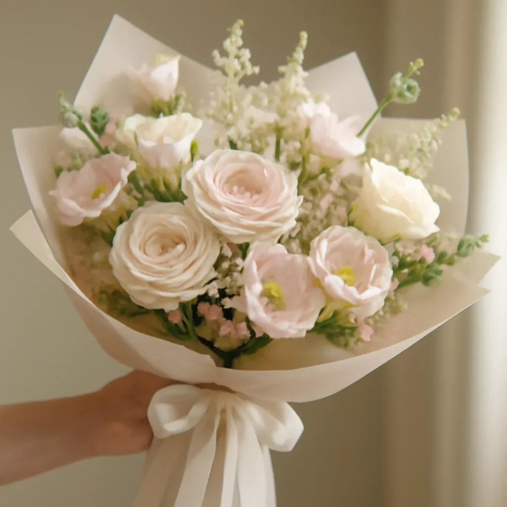 Hand-tied bouquet details for the Hospital Flower Delivery Markham page