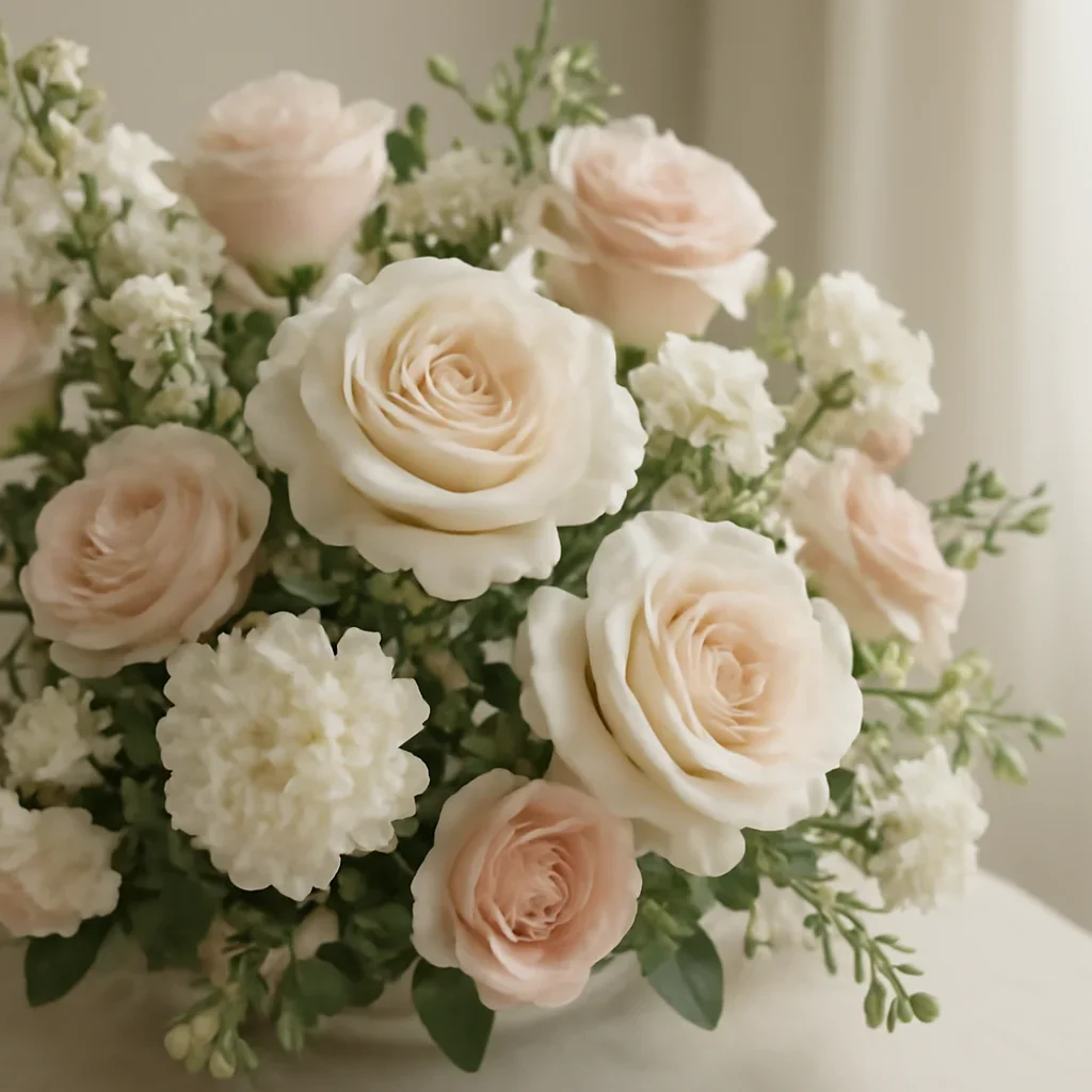 Close-up floral styling that supports the Funeral Homes in Markham page