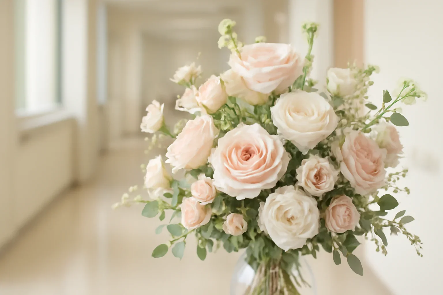Hospitals in Markham floral hero arrangement in soft natural light