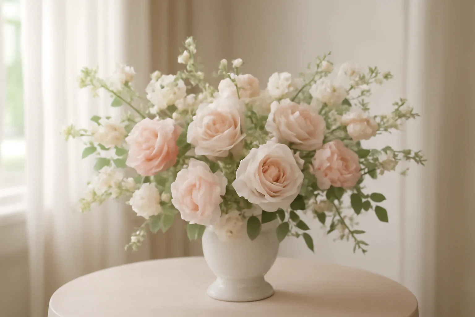 Wedding Venues in Markham floral hero arrangement in soft natural light