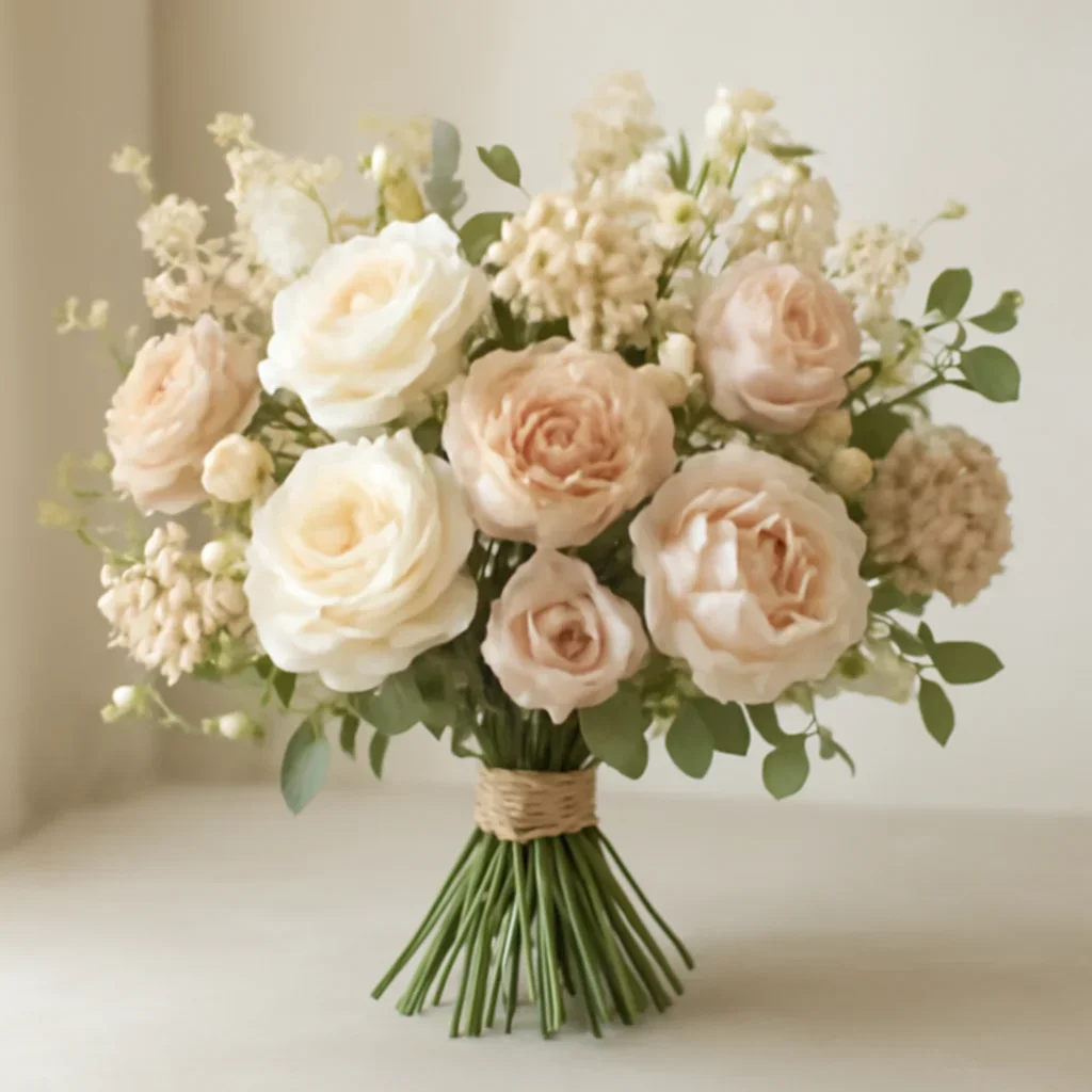 Hand-tied bouquet details for the Just Because Flowers Markham page