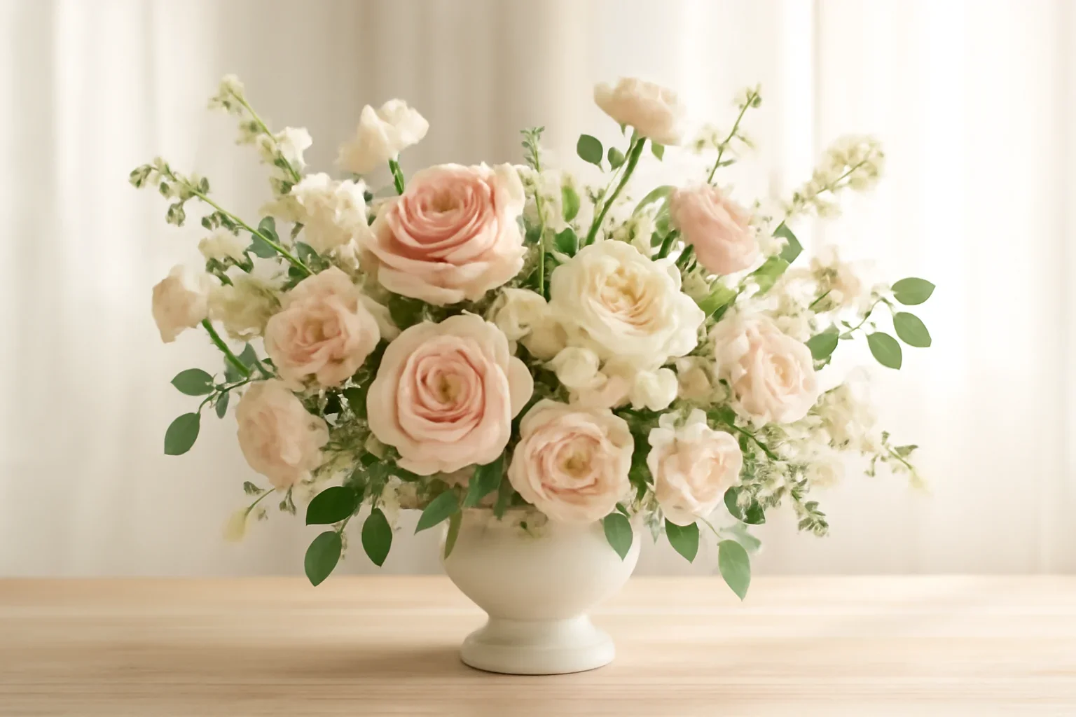 Nationwide Flower Delivery floral hero arrangement in soft natural light