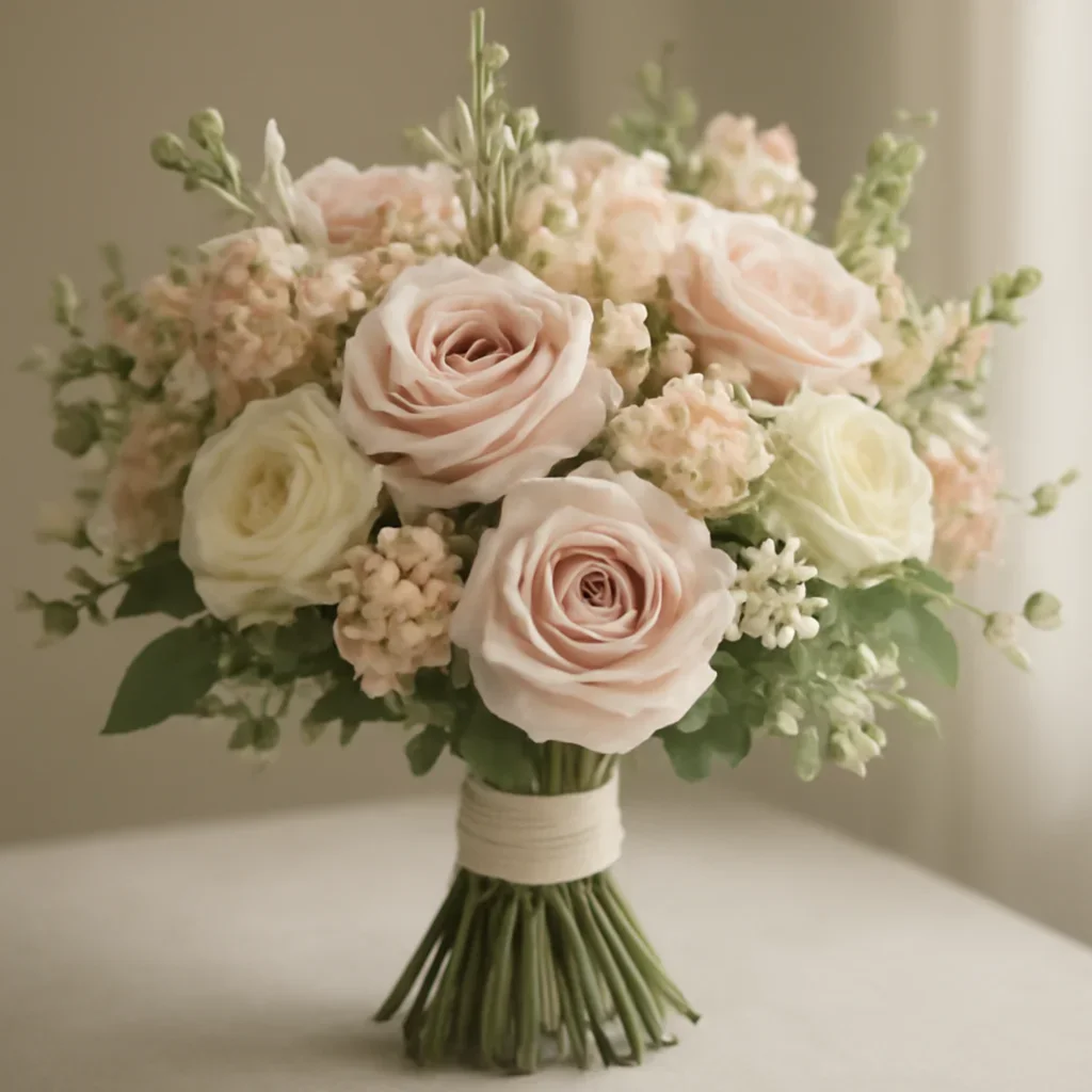 Hand-tied bouquet details for the Pricing page