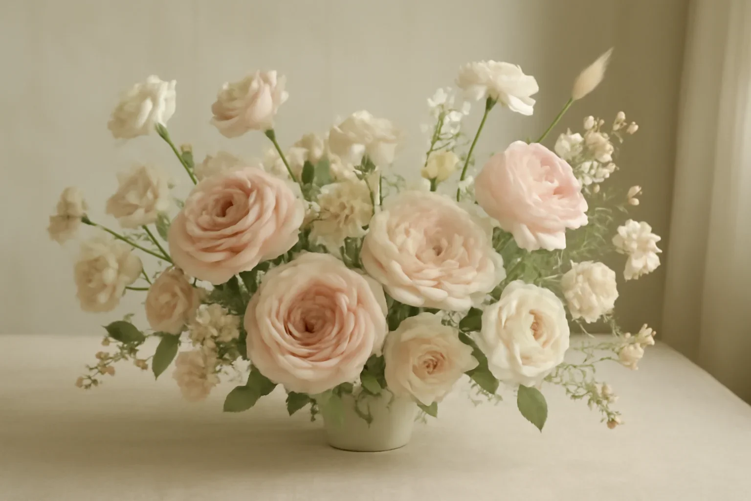 Privacy Policy floral hero arrangement in soft natural light