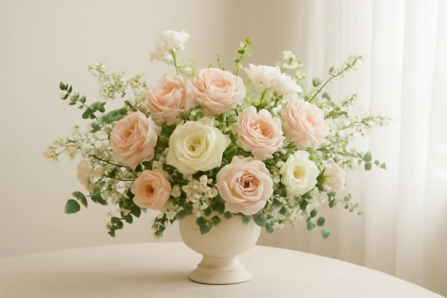 Richmond Hill Florist floral hero arrangement in soft natural light