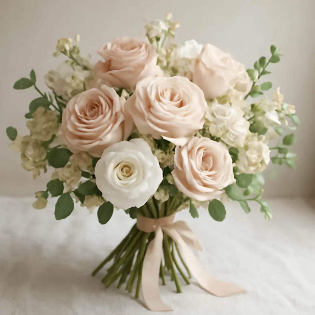 Hand-tied bouquet details for the Same-Day Flower Delivery Markham page