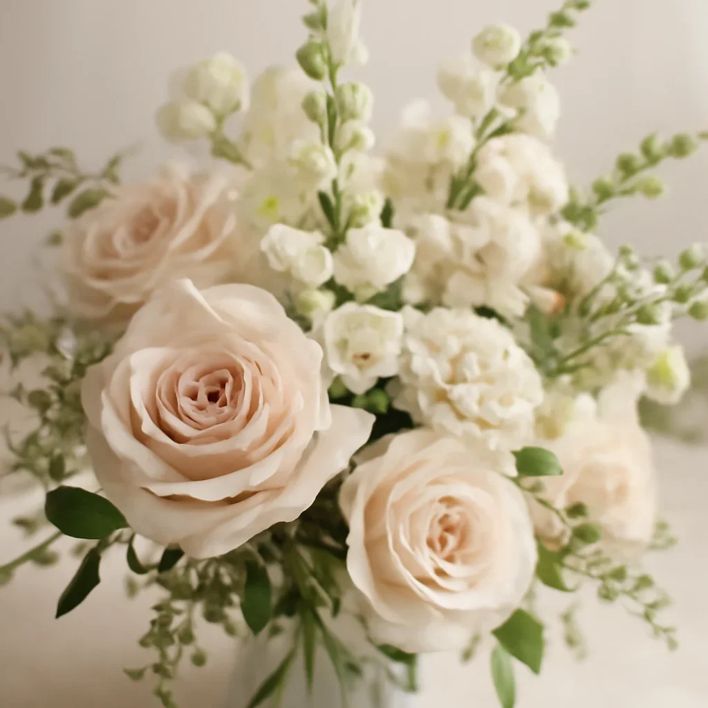 Close-up floral styling that supports the Same-Day Flower Delivery Markham page