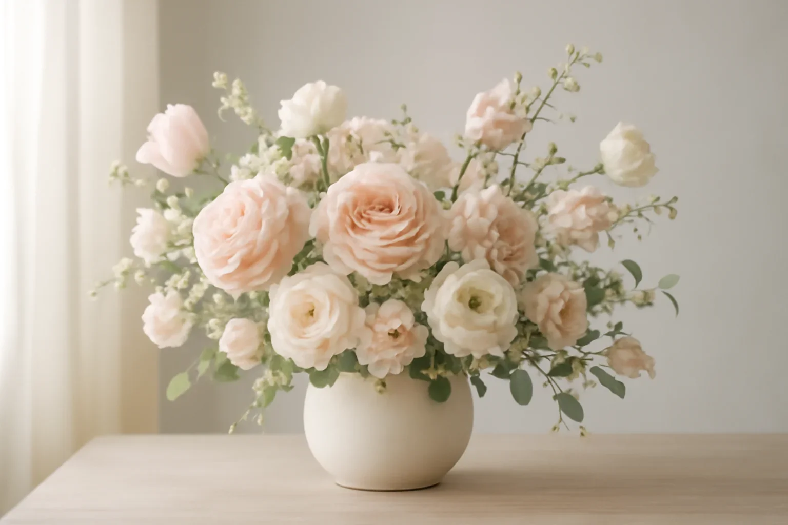 Spring Flowers Markham floral hero arrangement in soft natural light