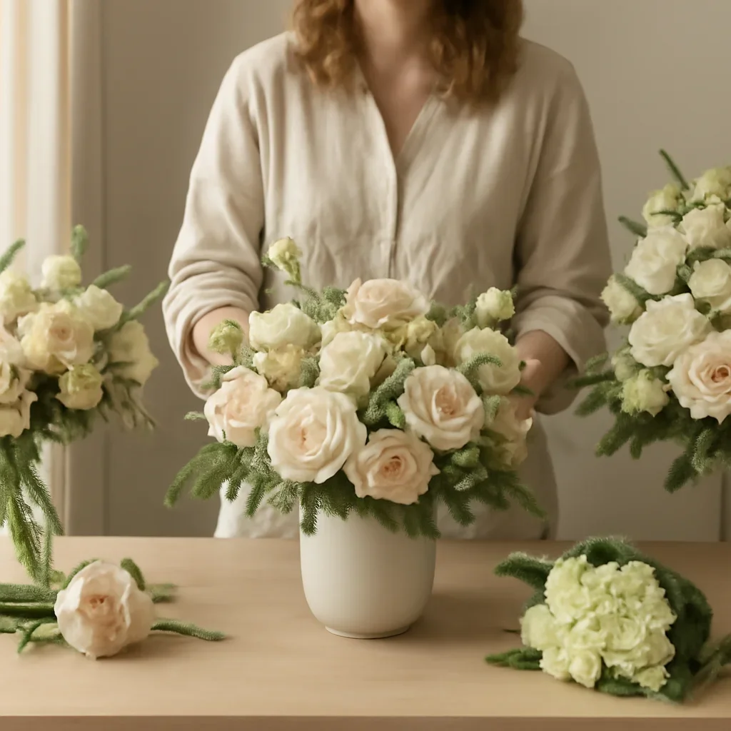 Welcoming floral consultation scene for the Sympathy Flowers Markham call to action