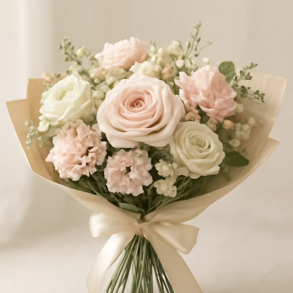 Hand-tied bouquet details for the Thank You Flowers Markham page
