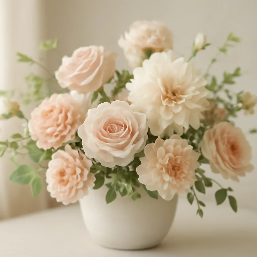Close-up floral styling that supports the Thornhill Florist page