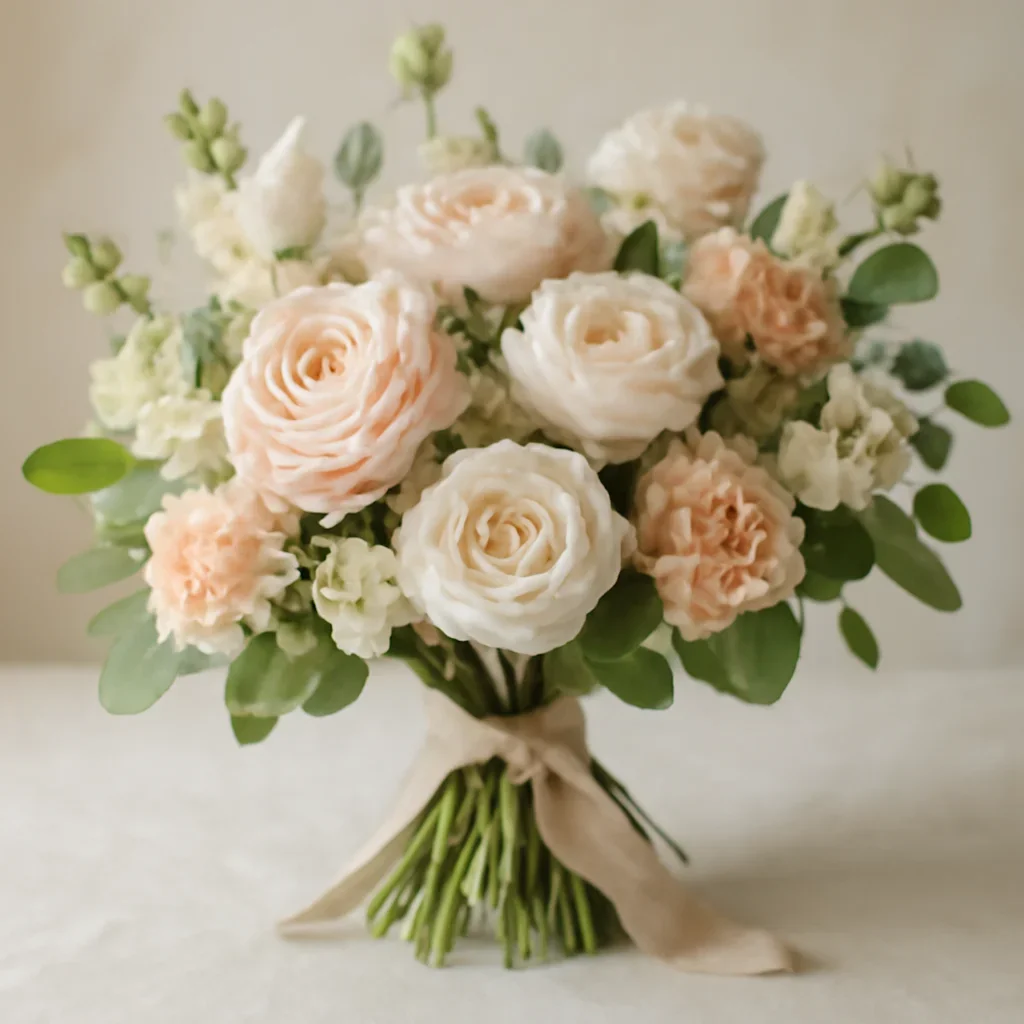 Hand-tied bouquet details for the Unionville Florist page