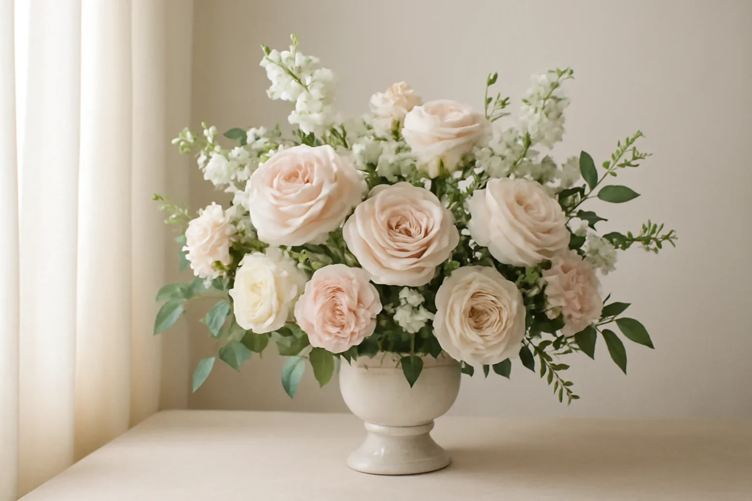 Unionville Florist floral hero arrangement in soft natural light