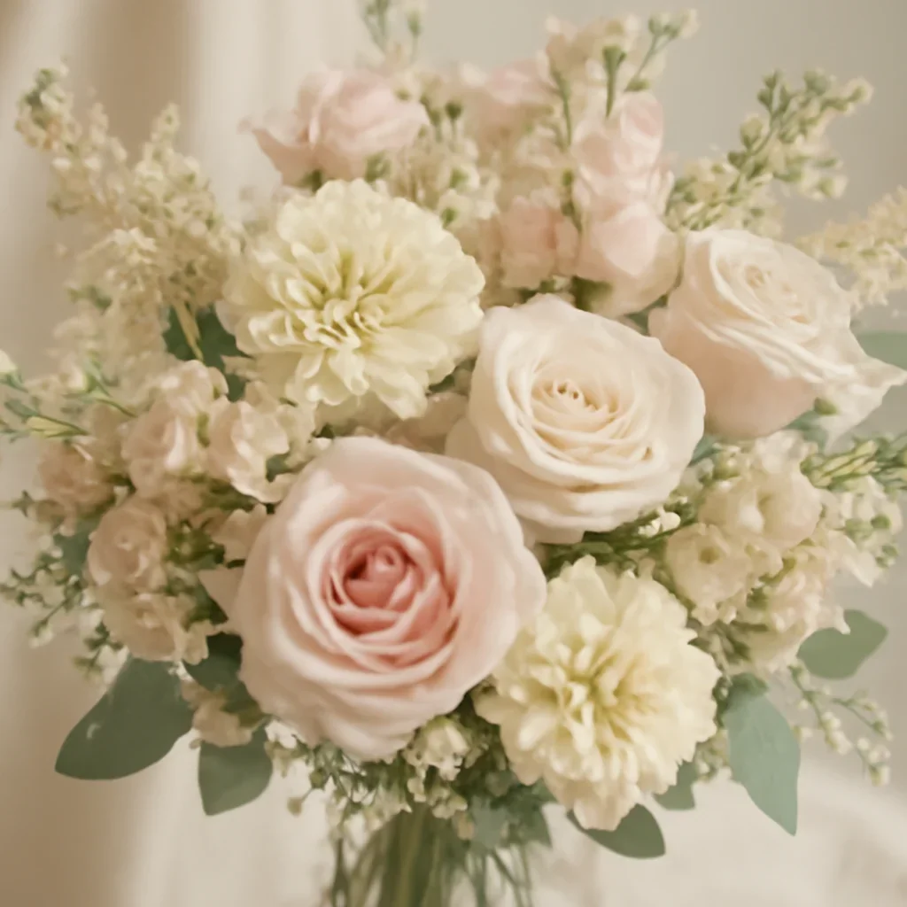Close-up floral styling that supports the Unionville Florist page