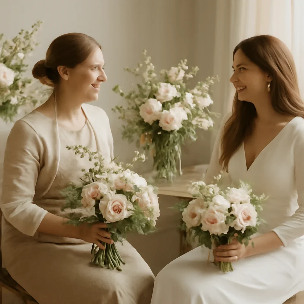Welcoming floral consultation scene for the Wedding Flowers Markham call to action
